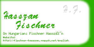 hasszan fischner business card